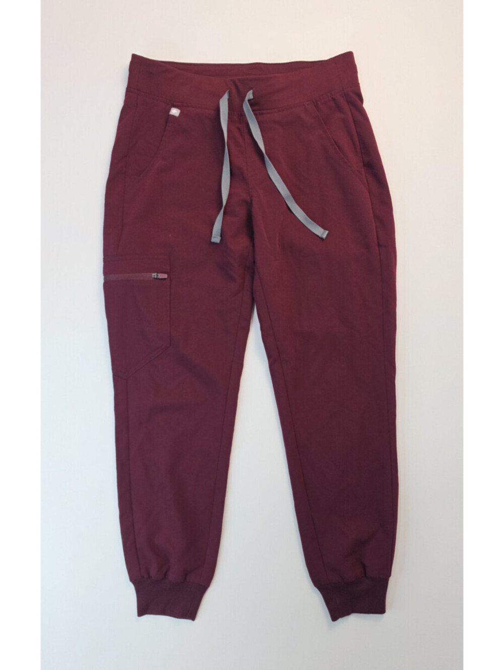 Figs Technical Collection Zamora Burgundy Red Jogger Scrub Pants Womens Size XS
